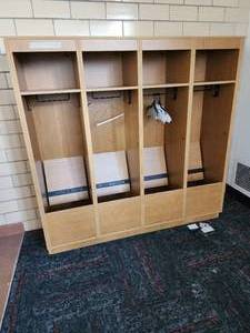 lot 69 image: NEW LOT ADDED Bank of athletic lockers