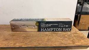 lot 6 image: Hampton Bay 4-Light LED Directional Track Fixture - Brushed Nickel Finish