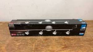 lot 14 image: Eglo LED Ceiling Track Light Fixture with 4 Adjustable Heads