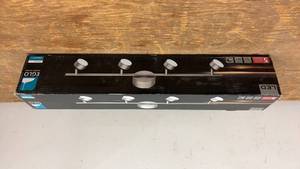 lot 15 image: EGLO LED Ceiling Track Light Fixture 5 Lights