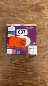 lot 37 image: Philips Smart Wi-Fi LED Bulb with WiZ Control
