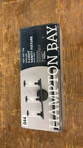 lot 44 image: Hampton Bay Lighting Set 3-Light Vanity Fixture & 14 in. Semi-Flush Mount