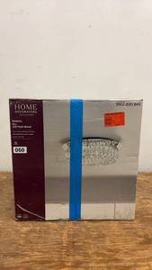 lot 60 image: Home Decorators Collection Keighley 18 LED Flush Mount Light Fixture