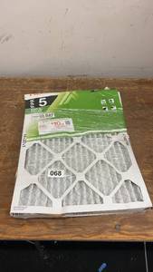 lot 68 image: Pack of 3 HDX 16x20x1 Pleated Air Filters