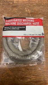 lot 101 image: Corrugated Washing Machine Discharge Hose - 8ft