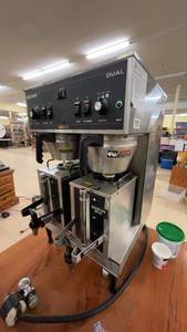 lot 131 image: Bunn Dual Commercial Coffee Brewer with Hot Water Dispenser