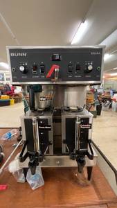 lot 132 image: Bunn Dual Commercial Coffee Brewer with Dual Spouts