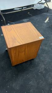 lot 142 image: Wooden Storage Chest with Hinged Lid