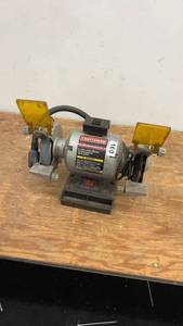 lot 160 image: Craftsman 6-Inch Bench Grinder with 13 HP Motor