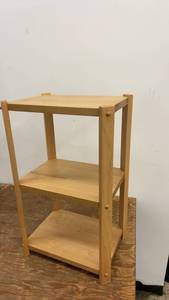 lot 181 image: 3-Tier Wooden Shelf Unit