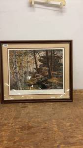 lot 191 image: Framed Print Aloft at St. Croix by Ken Zylla