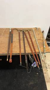 lot 201 image: Collection of 7 Intricately Designed Vintage Canes