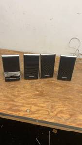 lot 208 image: Set of 4 Samsung Surround Sound Speakers