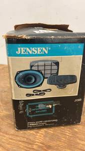 lot 211 image: Jensen 6x9 Inch Dual Cone Speakers in Original Box