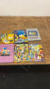 lot 219 image: Collection of 5 The Simpsons DVD Box Sets