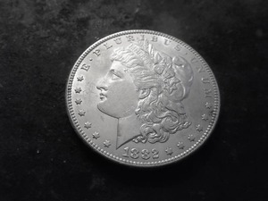 lot 7 image: 1882 Morgan Silver Dollar