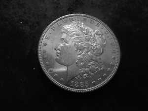 lot 11 image: 1885 Morgan Silver Dollar