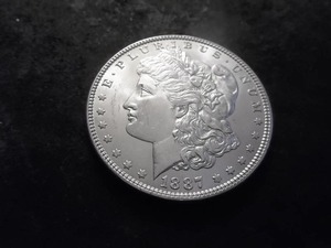 lot 15 image: 1887 Morgan Silver Dollar