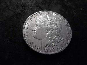 lot 16 image: 1888 S Morgan Silver Dollar