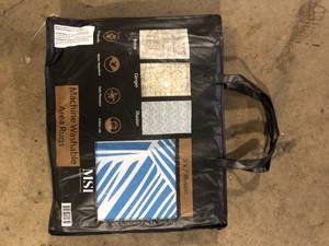 MSI Machine Washable Area Rug Customer Returns See Pictures