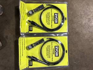 Lot of RYOBI EZClean Power Cleaner 6 ft. Flexible Wand    Customer Returns See Pictures