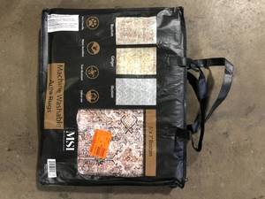 MSI Machine Washable Area Rug Customer Returns See Pictures
