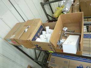 lot 29 image: PVC Fittings 1 12 & Chrome Sink Traps