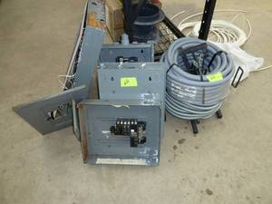 lot 62 image: Electrical Conduit Dispenser & Electrical Boxes