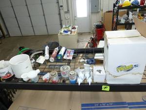 lot 80 image: Blue Angel Sump Pump, Vice Grips & Glues