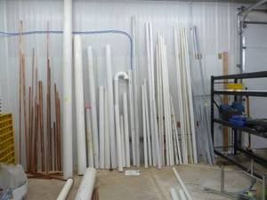 lot 159 image: PVC & Conduit Wall