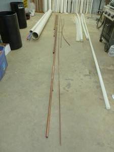 lot 162 image: Copper Pipe Sticks