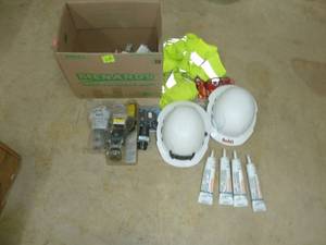 lot 221 image: Hard Hats, Work Vests
