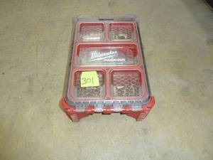 lot 301 image: Milwaukee Pack Out Brass Fittings