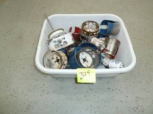 lot 324 image: Basket of Hole Saws