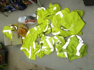 lot 334 image: Safety Vests & Hard Hats