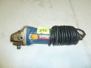 lot 373 image: Ryobi Angle Grinder, #AG402, 120V