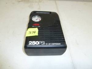 lot 379 image: 12V Air Compressor, 250 PSI