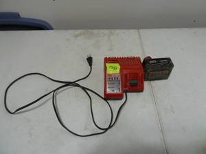 lot 448 image: Milwaukee Red Lithium Batteries x3, M18, XC 5.0, 3 Batteries Total One Price