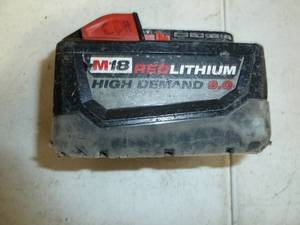 lot 452 image: Milwaukee 9.0 Lithium Battery
