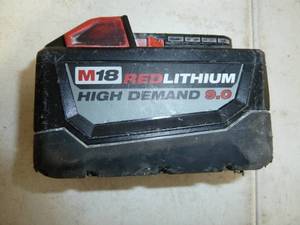 lot 453 image: Milwaukee 9.0 Lithium Battery