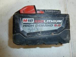 lot 454 image: Milwaukee 9.0 Lithium Battery