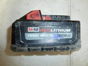 lot 456 image: Milwaukee 6.0 Lithium Battery