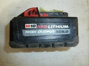lot 457 image: Milwaukee 6.0 Lithium Battery
