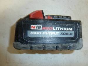 lot 458 image: Milwaukee 6.0 Lithium Battery
