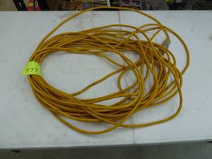 lot 477 image: Yellow Extension Cord 100