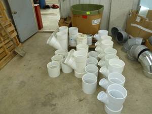 lot 480 image: PVC Fittings 8 Back room