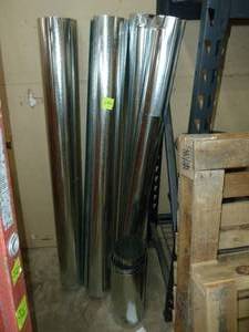 lot 526 image: Galvanized Stove Pipe