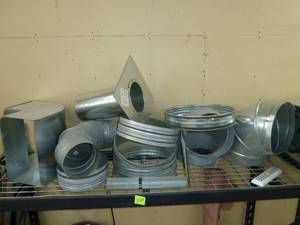 lot 530 image: Large Duct Elbows & Collars
