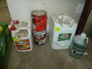 lot 570 image: Bug Stop x 2  Mold Killer  Coil Cleaner  Sentinel 500