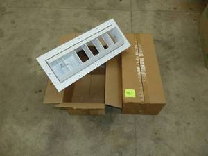 lot 583 image: Titus Aluminum Diffusers White 18 x 6